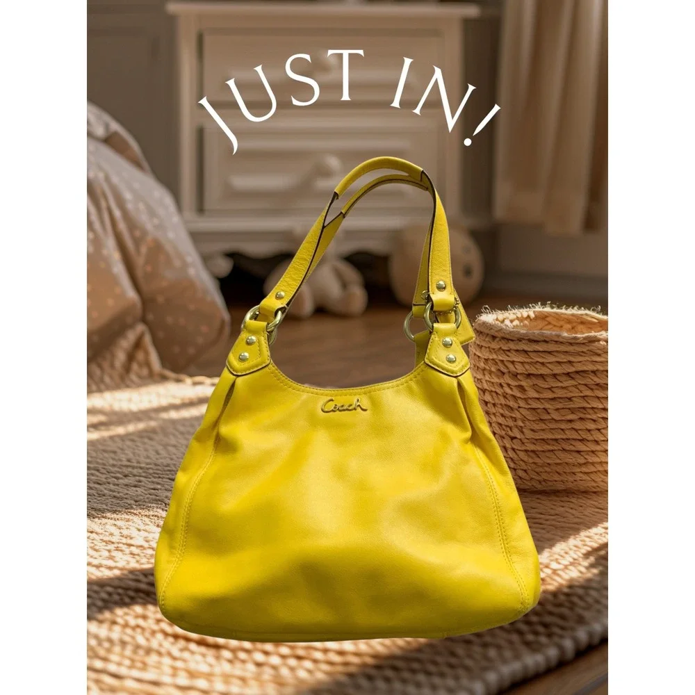 COACH F21926 Ashley Leather Hobo Shoulder Bag/‎ Purse